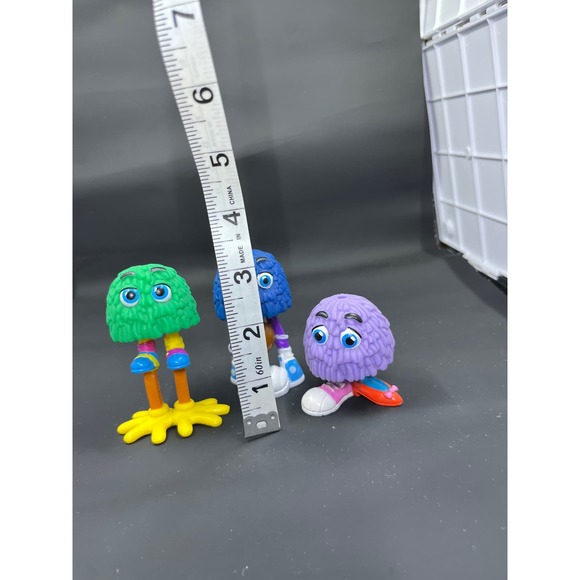 Set of 3 McDonald's Funny Fry Guys on stilts, heel/sneaker and basketball - Picture 3 of 7